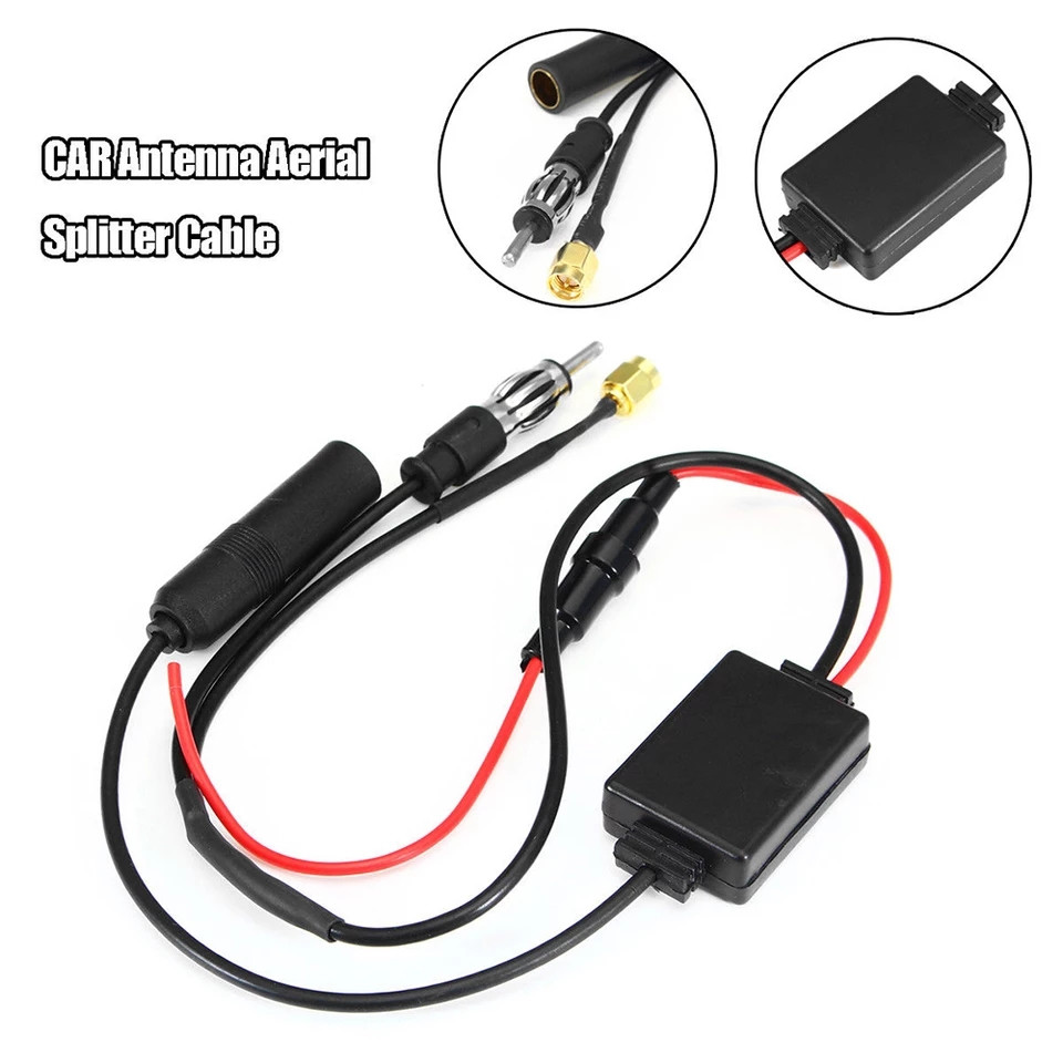 ПІДСИЛЮВАЧ автомобільний ФМ FM/AM DVB Car Antenna Aerial Splitter для автомагнітол