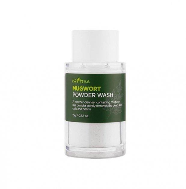 Ензимна пудра для вмивання з екстрактом полину ISNTREE Mugwort Powder Wash, 15 г