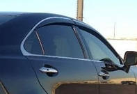 Дефлекторы окон (ветровики) Lexus ES 2006-2012, VL - Cobra Tuning, L22406