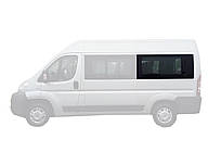 Бокове скло Peugeot Boxer (2006-) Заднє салонне Ліве на Середню базу (Пежо Боксер)