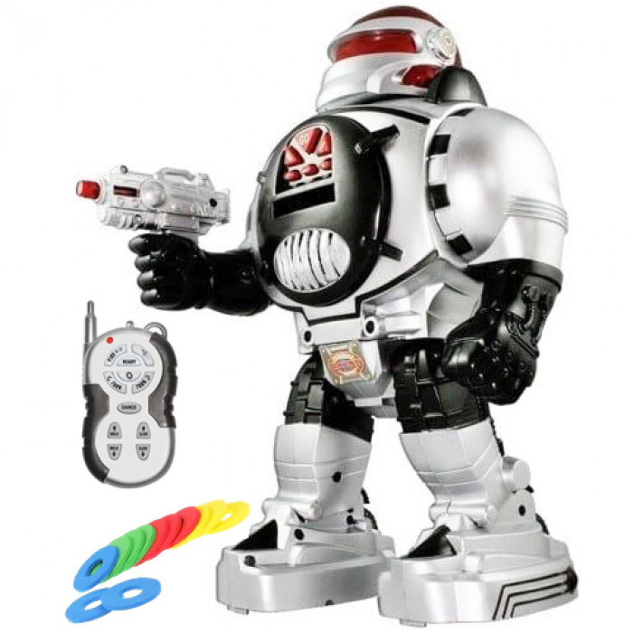 Інтерактивний дитячий робот на радіоуправлінні стріляє дисками 9184