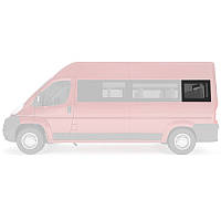Бокове скло Peugeot Boxer (2006-) Заднє салонне Ліве на Довгу базу (Пежо Боксер)