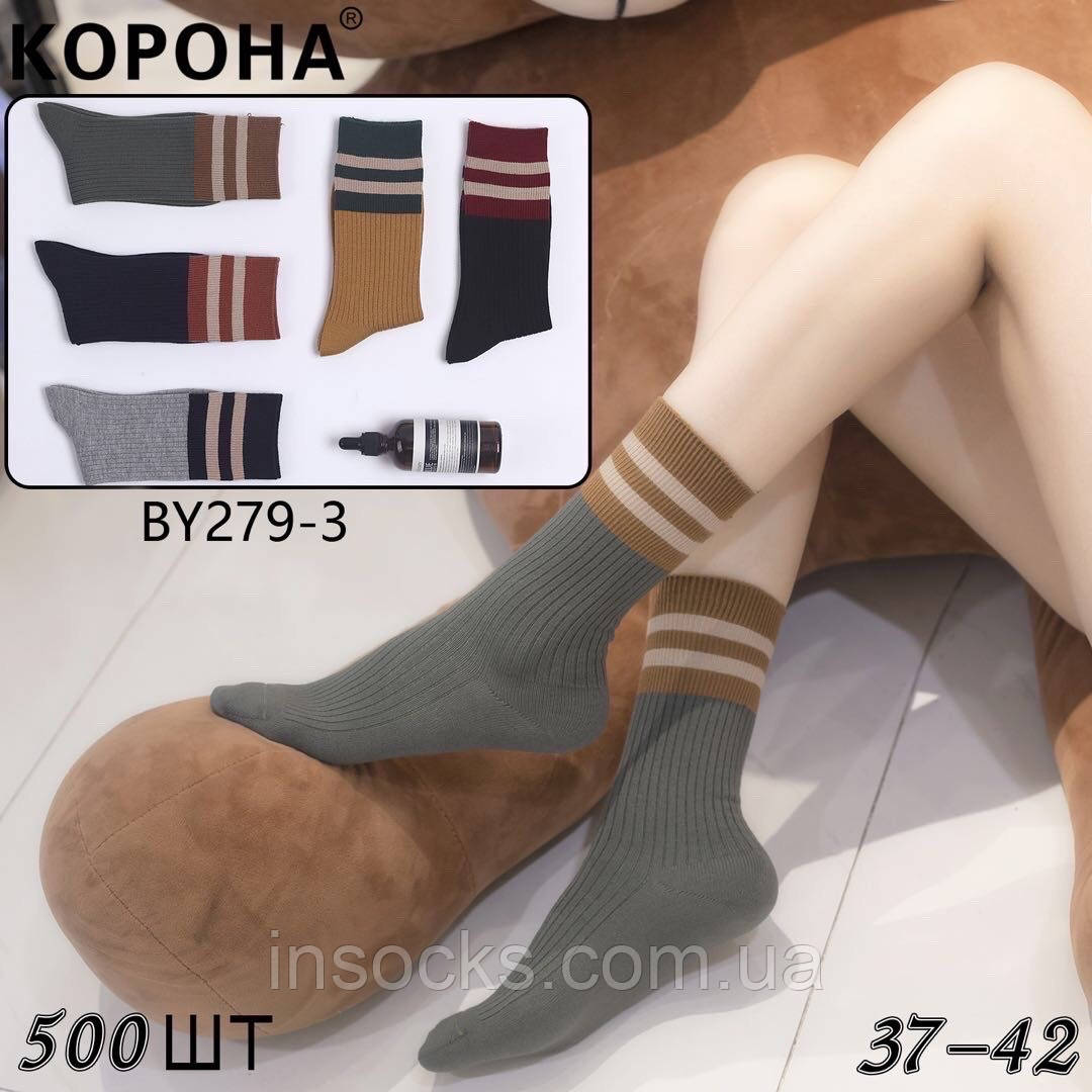 Шкарпетки жіночі "Корона" Кашемір, Термо, без махри. 37-42р. Високі. (BY279-3)