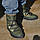 Уггі чоловічі Babylon Україна 42 розмір хакі теплі зимові модні шкіряні черевики на хутрі чоловіче взуття зима, фото 5