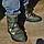 Уггі чоловічі Babylon Україна 41 розмір хакі теплі зимові модні шкіряні черевики на хутрі чоловіче взуття зима, фото 7