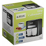 Кавоварка A-Plus AP-1549 на 2 чашки/ крапельна кавоварка 500 Вт, фото 4