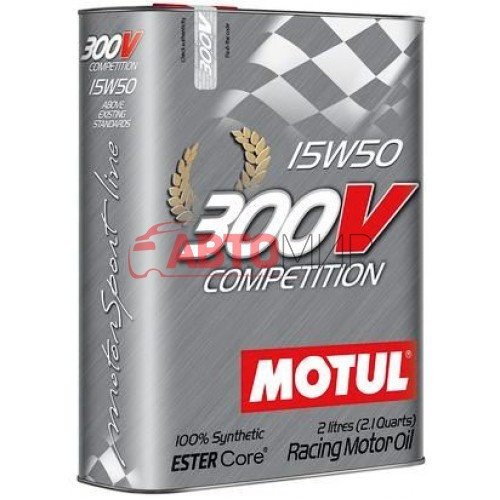 Моторна олива для спортивних автомобілів MOTUL / 300V Competition 15W50 / 2 л