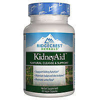 Комплекс для Підтримки Функції Нирок, KidneyAid, RidgeCrest Herbals, 60 гельових капсул