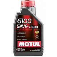 Моторное масло MOTUL / 6100 Save-clean 5W30 / 1 л