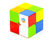 GAN Monster Go 2x2 stickerless | Кубик Рубіка 2х2 MG без наліпок, фото 4