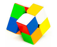 Meilong Magnetic cube 2x2 | Кубик Рубіка 2х2 МоЮ магнітний без наліпок, фото 4