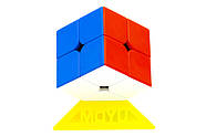 Meilong Magnetic cube 2x2 | Кубик Рубіка 2х2 МоЮ магнітний без наліпок, фото 5