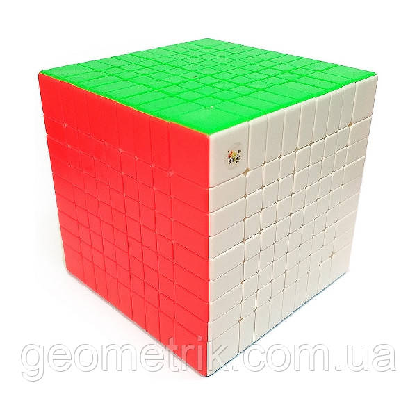Yuxin Little Magic 9x9 stickerless | Кубик Рубіка Юксин 9х9 без наліпок, фото 1