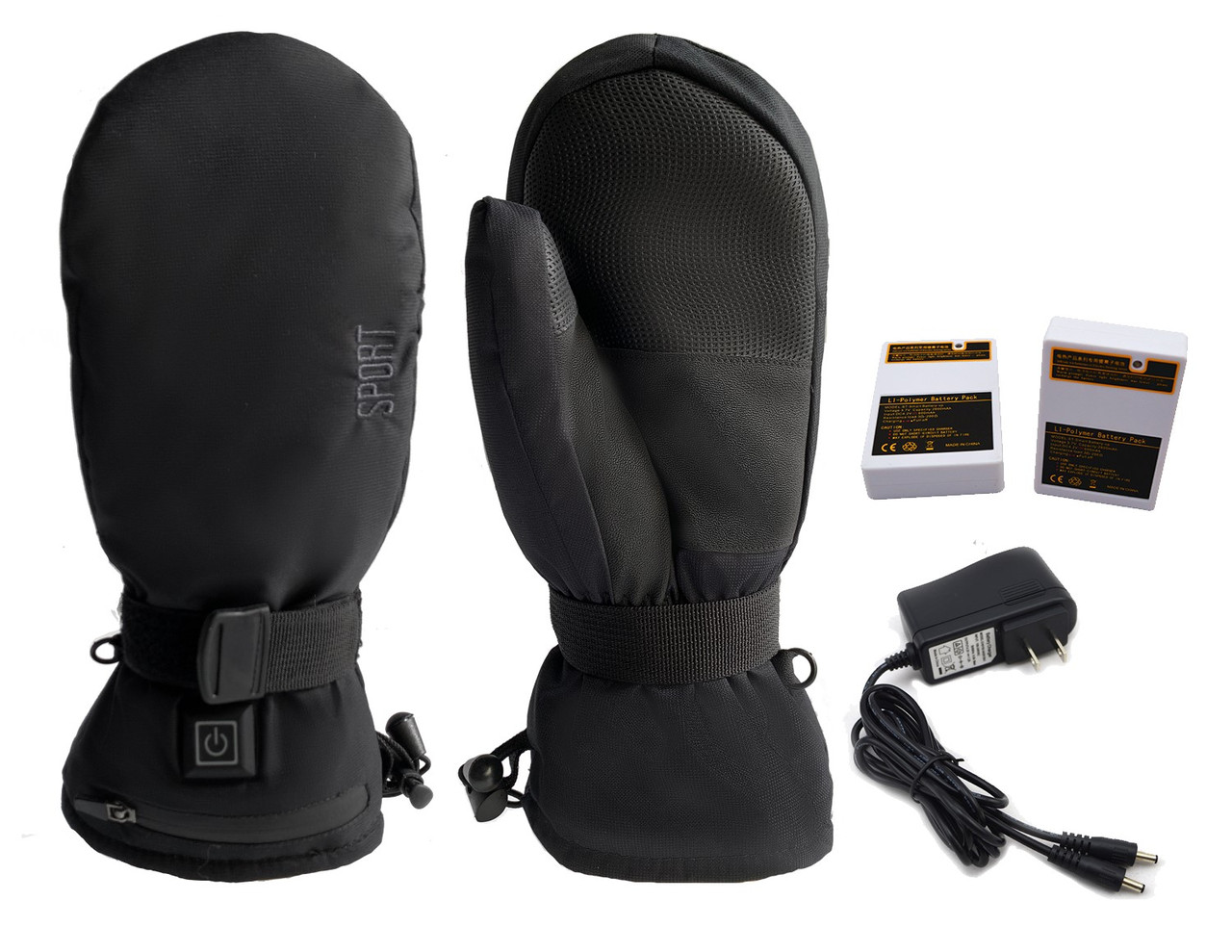 SportChief 3,7v 3600 рукавиці акумуляторні підігрівом вітрозахисні, водонепроникні з термостатом (819)