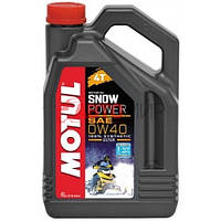 Масло для 4Т двигателей MOTUL / Snowpower 4T 0W40 / 4 л