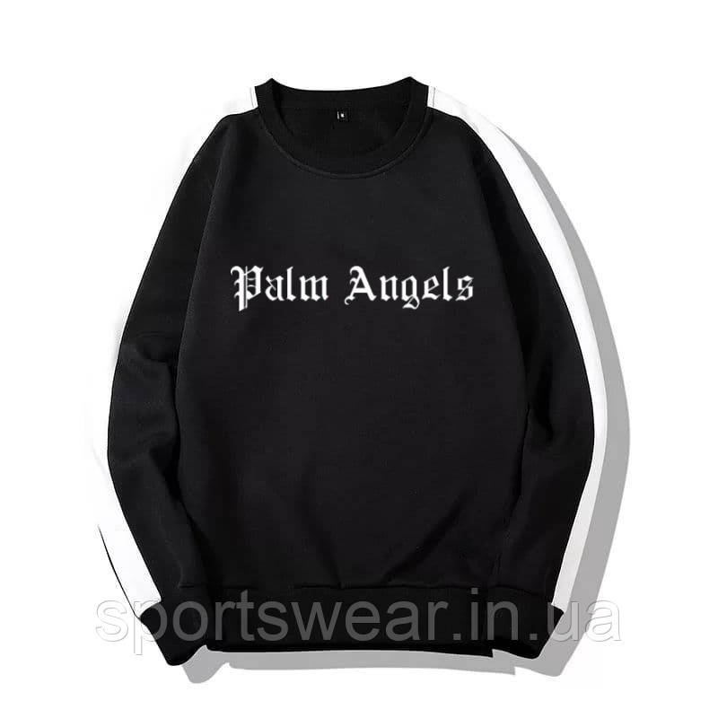 Толстовка Palm Angels чоловіча спортивна Кофта з логотипом Паьм Анджелз осіння, зимова Світшот з лампасами