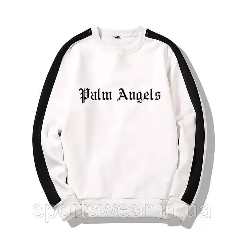 Толстовка Palm Angels чоловіча спортивна Кофта з логотипом Пальм Енджелз осіння, зимова Світшот з лампасами