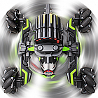 Танк на радіокеруванні стріляє поролоновими кулями Universe Chariot 503-s2 рух у всі сторони, 360°, фото 3