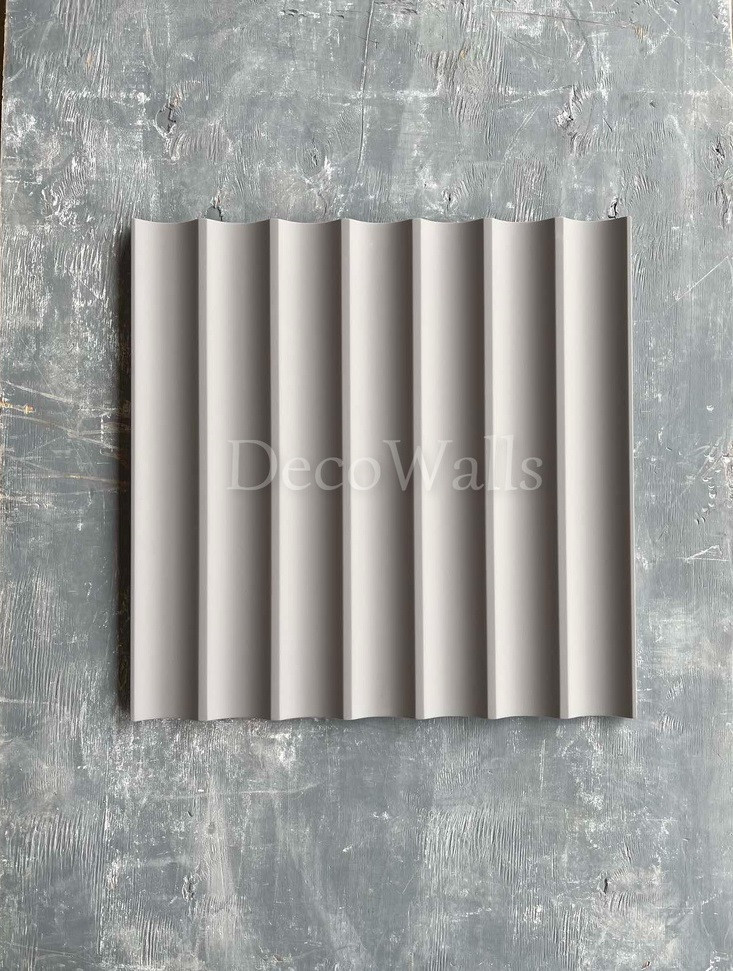 Гіпсові 3D панелі Спарта з ламінованим покриттям оксамит DecoWallsTM