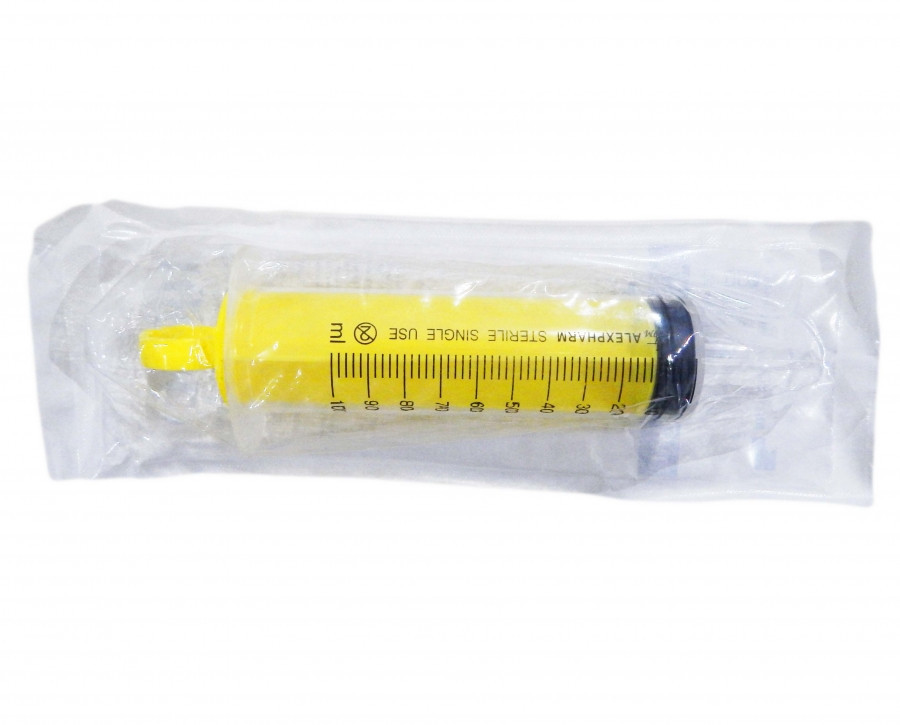 Шприц 3-компонентний ALEXPHARM 100 мл. Catheter Tip без голки