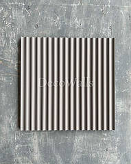 Гіпсові 3D панелі Stripes з ламінованим покриттям оксамит DecoWallsTM