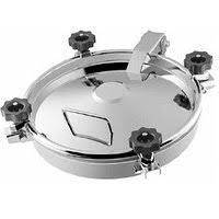 Люки круглі нержавіючі під тиск AISI 304