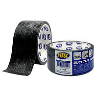 HPX Duct Tape Universal 1900 - 48мм х 10м - армированная клейкая лента, сантехнический скотч, черная