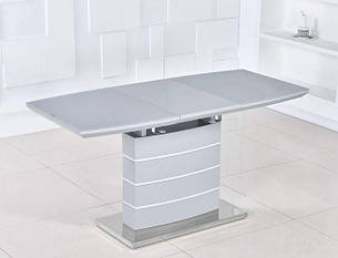 Стіл обідній розкладний Houston Light Grey Gloss (Х'юстон) DT-9123-1 Evrodim, колір сірий, фото 3