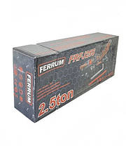 Домкрат гідравлічний підкатний Ferrum FMFJ25S : з комірчиком і головками : 2,5 т, фото 3