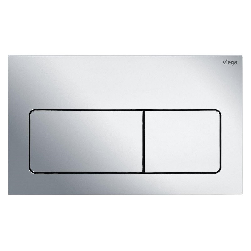 Кнопка спуску для інсталяції VIEGA Prevista 773717 000019074 подвійна глянцева хром 105572, фото 1