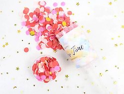 Хлопавка багаторазова Push Pop з червоним конфетті (17 см)