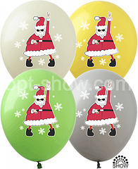 Кульки Новорічні Санта 10 штук