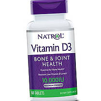 Вітамін Д3 Natrol Vitamin D3 10000 IU 60 таб, фото 3