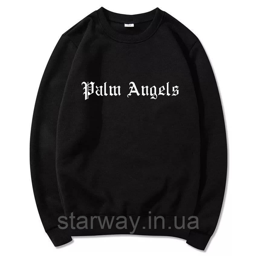 Світшот palm angels logo | стильна кофта палм енджелс