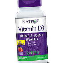 Вітамін Д3 Natrol Vitamin D3 5000 IU 90 таб, фото 3