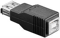 Перехідник обладнання USB2.0 A-B F/F Lucom (62.09.8153) адаптер прямий