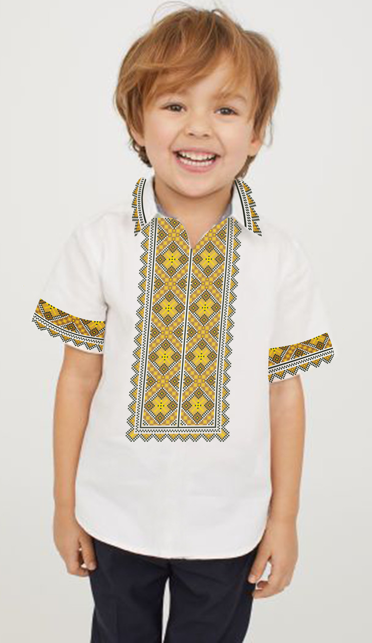 Заготовка вишиванки для хлопчика №004.1, фото 1