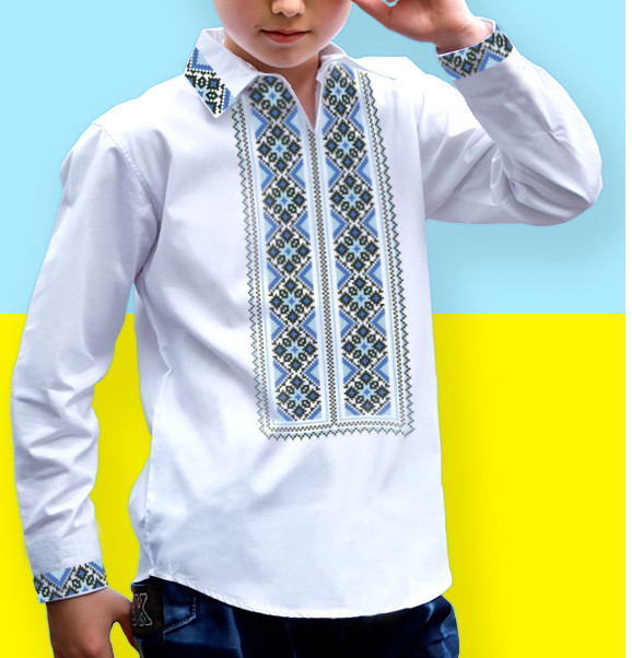 Заготовка вишиванки для хлопчика №005.1, фото 1