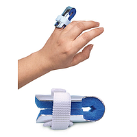 Ортез шина для фаланги пальця руки з фіксацією, двостороння, металева - Торос Тип 502