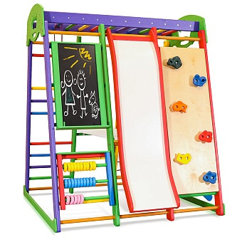 Спортивний комплекс для дому SportBaby «Акварелька Plus 5», фото 1