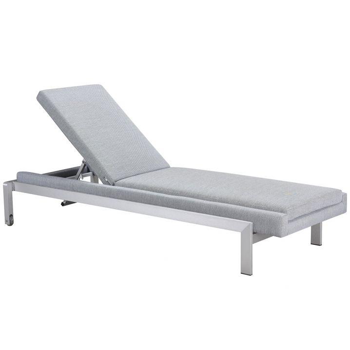 Шезлонг Aquaviva Oslo сірий, фото 1