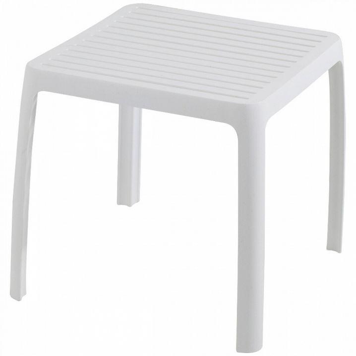 Стіл Aquaviva Wave (420х365х420 мм), білий, фото 1