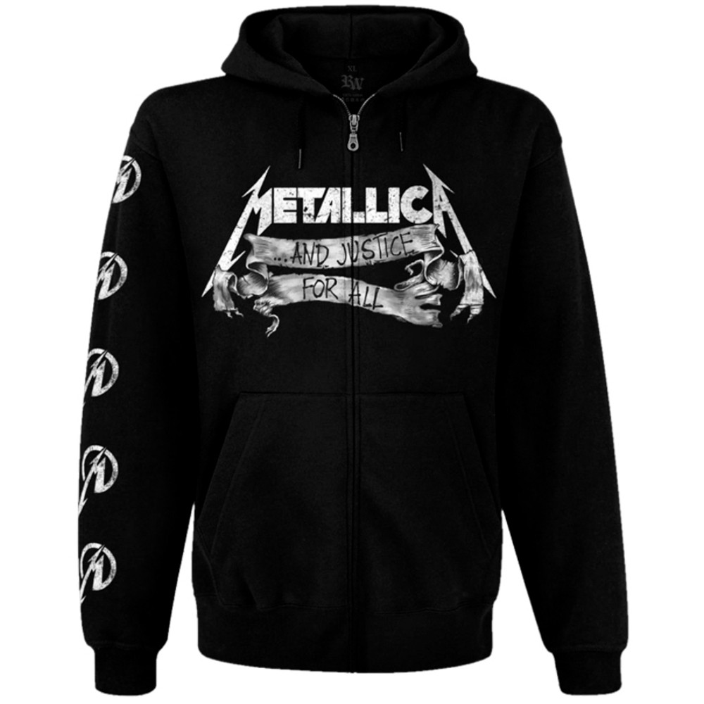 Худі Metallica "And Justice For All" на блискавці, Розмір M