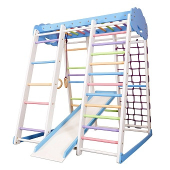 Спортивний комплекс для дому SportBaby «Акварелька Sky міні», фото 1