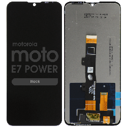 Дисплей для Motorola Moto E7 Power XT2097, модуль у зборі (екран і сенсор), чорний