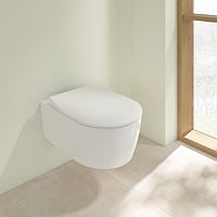 Подвесной унитаз Villeroy & Boch Avento DirectFlush 5656RS01 с крышкой-сиденьем 9M87S101