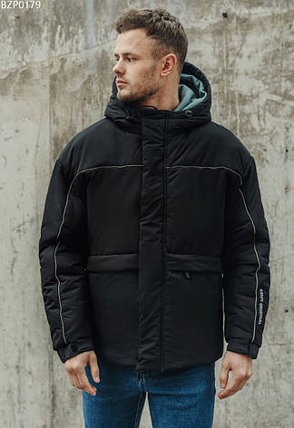Зимняя куртка мужская Staff fo black от 0 до -20°C. чёрный BZP0179 S, 46, фото 2