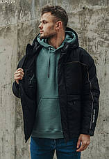 Зимняя куртка мужская Staff fo black от 0 до -20°C. чёрный BZP0179 S, 46, фото 3
