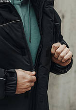 Зимняя куртка мужская Staff fo black от 0 до -20°C. чёрный BZP0179 S, 46, фото 2
