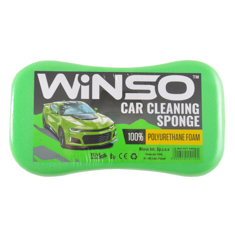Губка для миття авто з дрібними порами 220x120x60 мм Winso